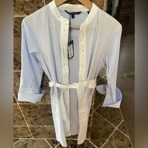 NWT Armani Exchange Shirt Style Dress Size 2